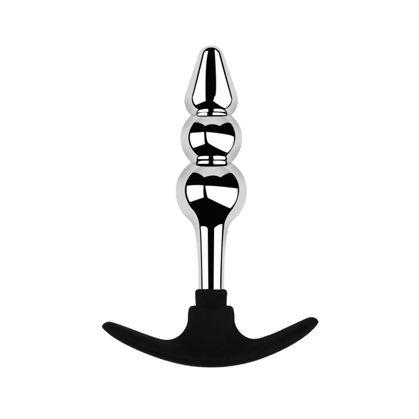 Anal Plug Silverpulse Double Metal Small 2