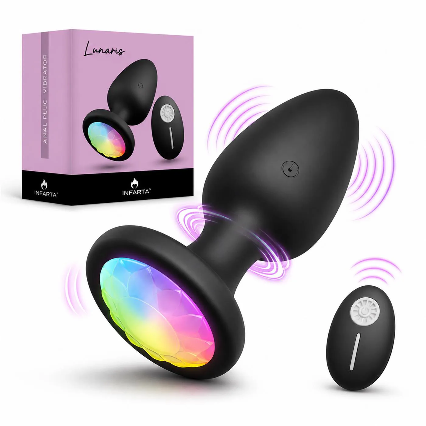 Anal Plug Vibrator Lunaris 
