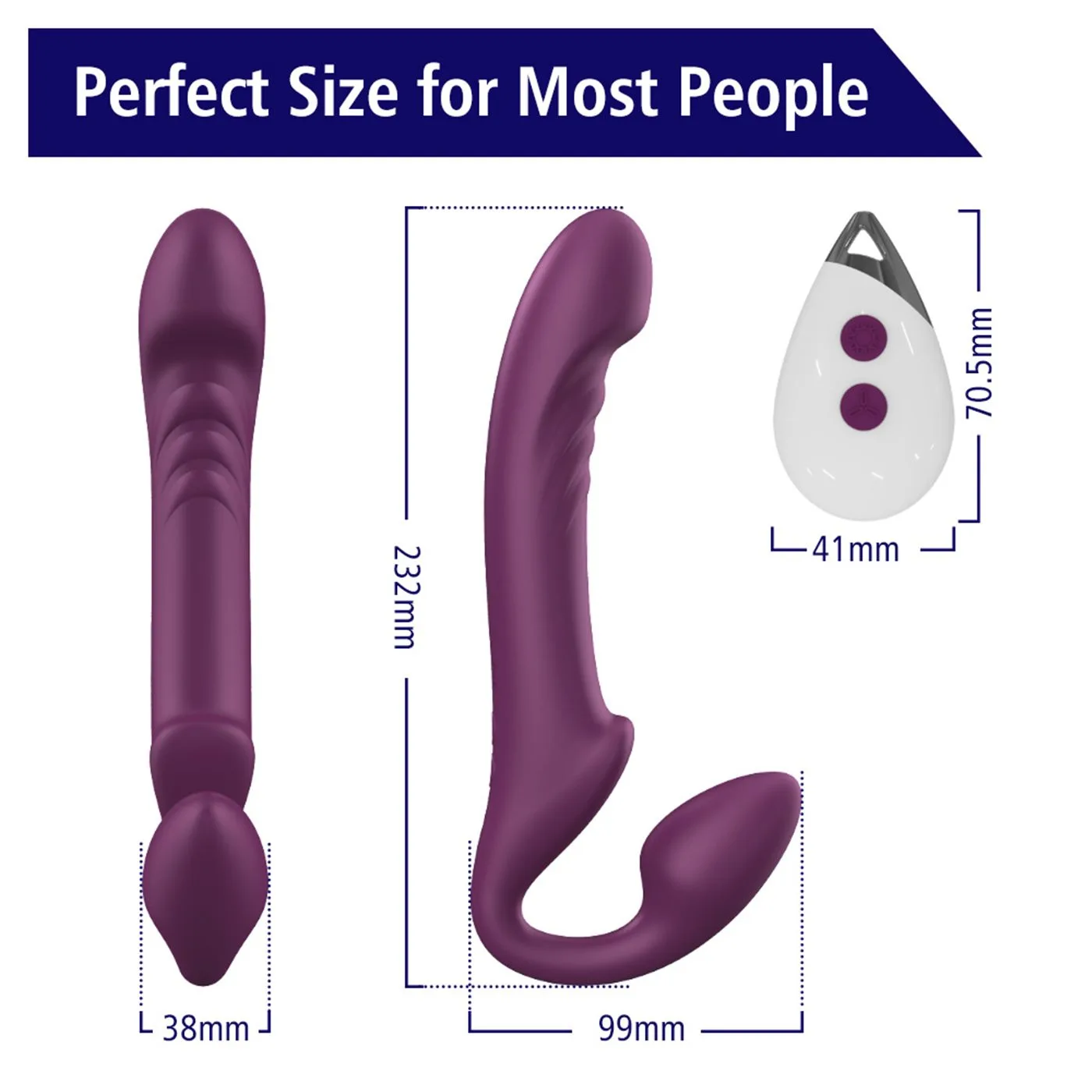Strap-On Vibrator Qylon  8