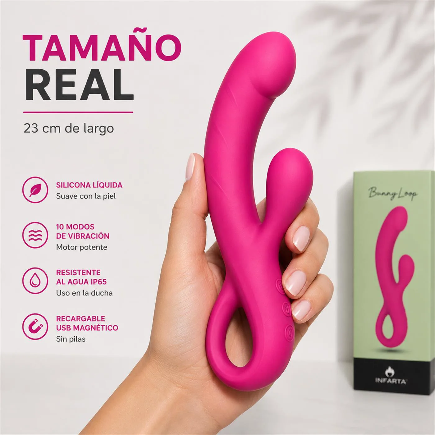 Rabbit Vibrator Bunnyloop Infarta toys 2