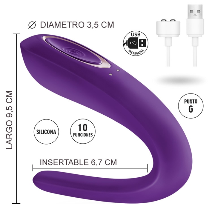 Partner Doble estimulador para parejas Satisfyer