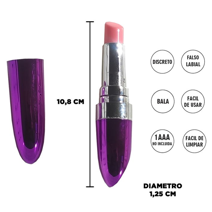 Tucana Violeta : Bala Vibradora Labial Sexy & Funny
