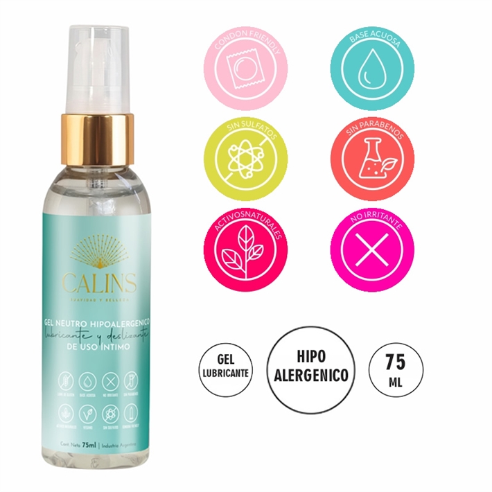 Gel Neutro 75ml Calins Sin TACC Vegano
